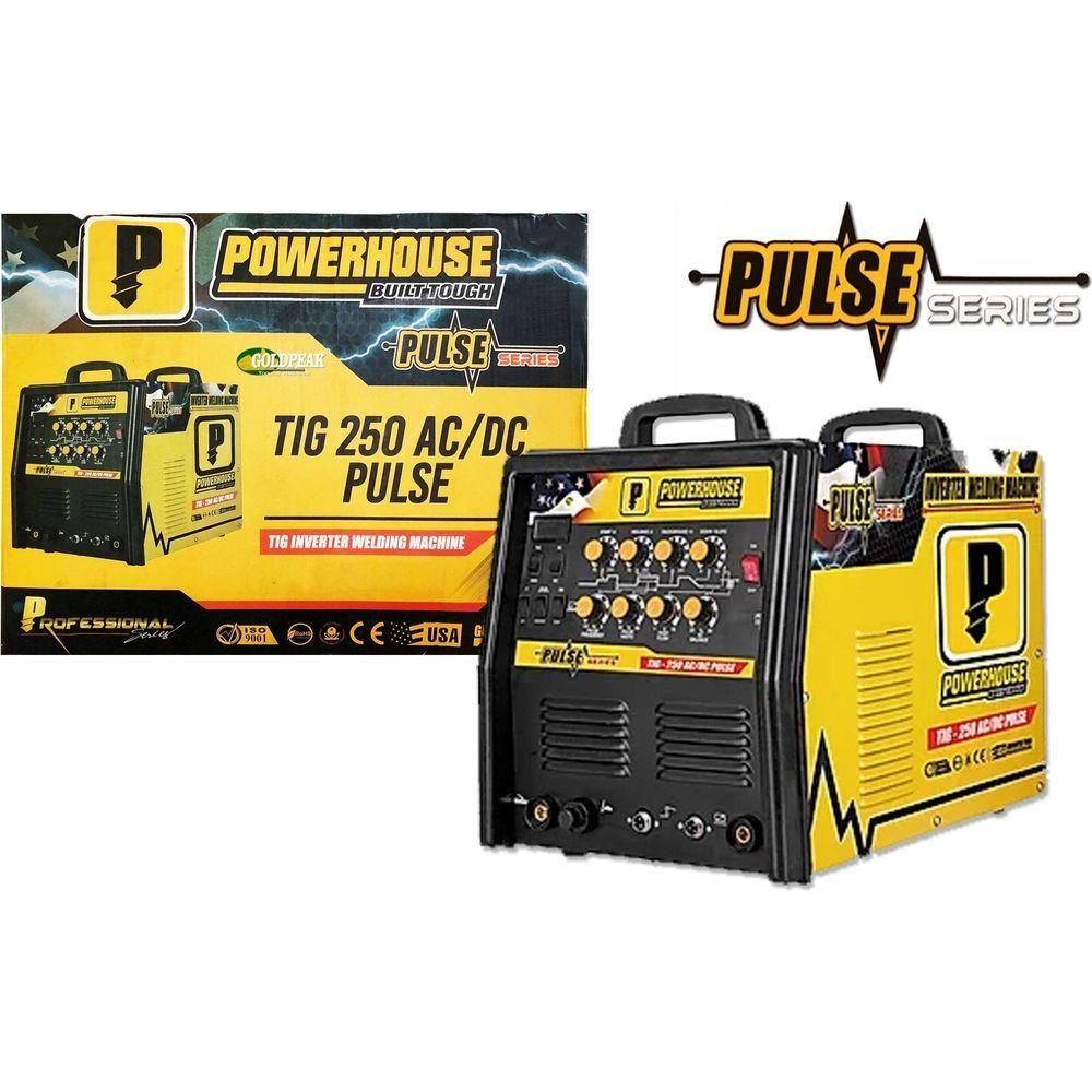 Powerhouse TIG250 PULSE 2in1 (TIG/MMA) AC/DC Inverter Welding Machine - Goldpeak Tools PH Powerhouse Powerhouse TIG250 PULSE 2in1 (TIG/MMA) AC/DC Inverter Welding Machine - Goldpeak Tools PH Powerhouse